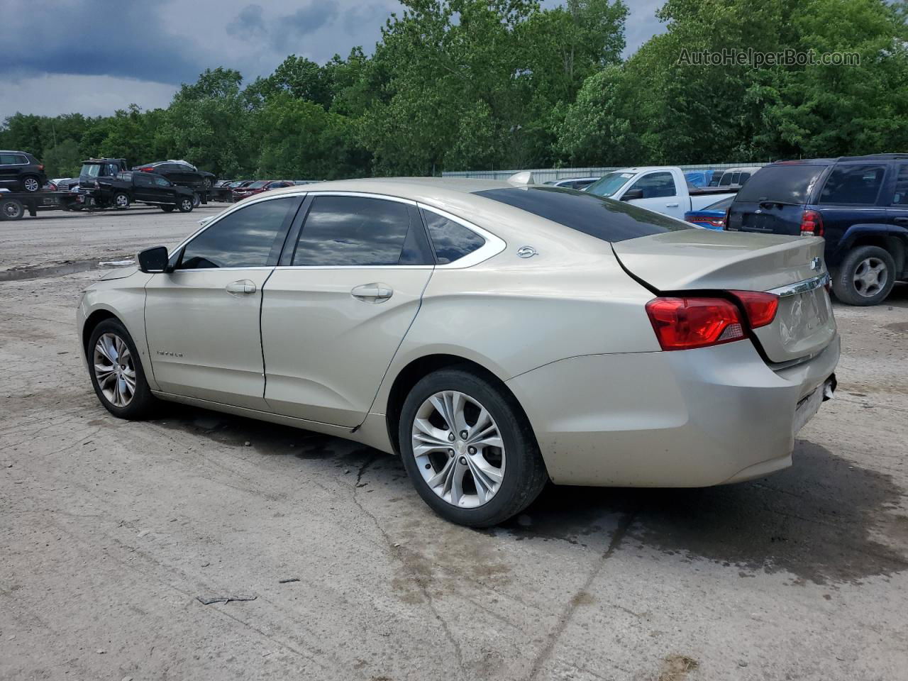 2014 Chevrolet Impala Lt Gold vin: 2G1125S33E9168854