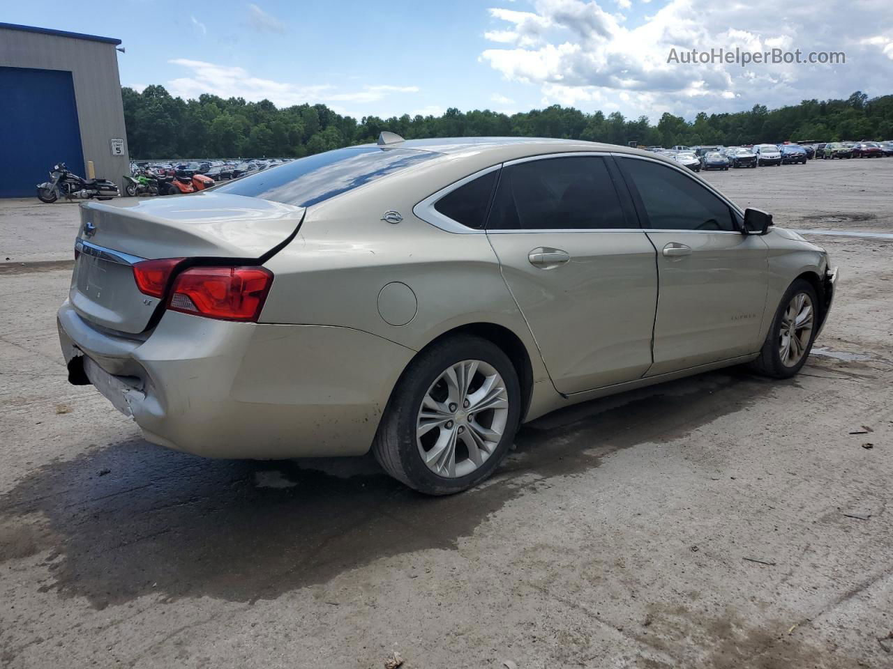 2014 Chevrolet Impala Lt Gold vin: 2G1125S33E9168854