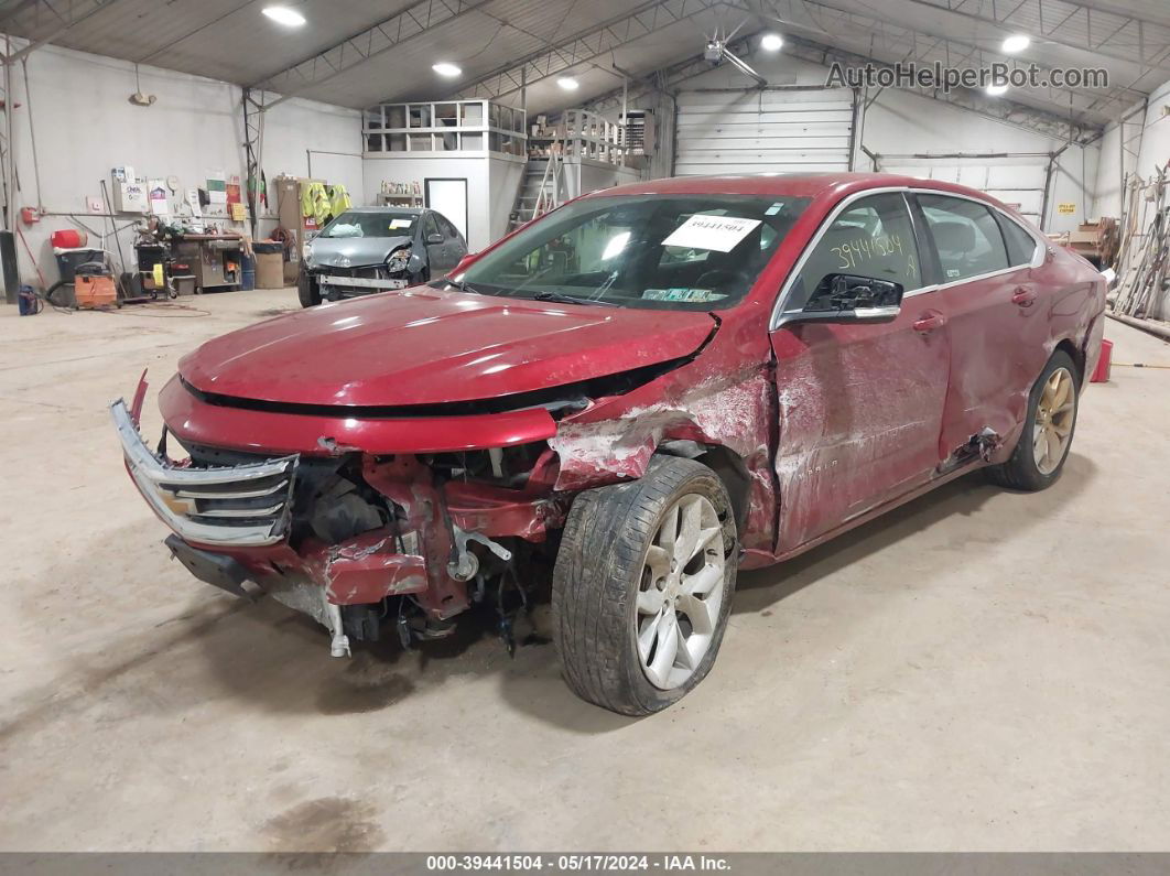 2014 Chevrolet Impala 2lt Red vin: 2G1125S33E9235324