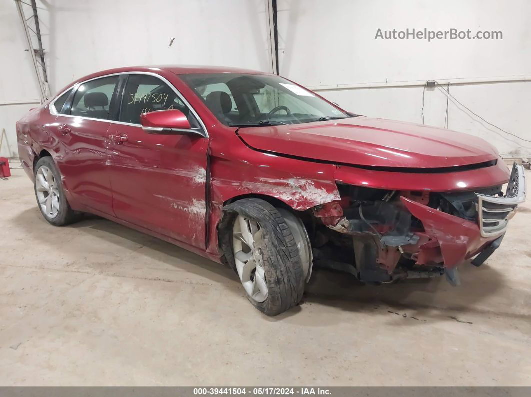 2014 Chevrolet Impala 2lt Red vin: 2G1125S33E9235324