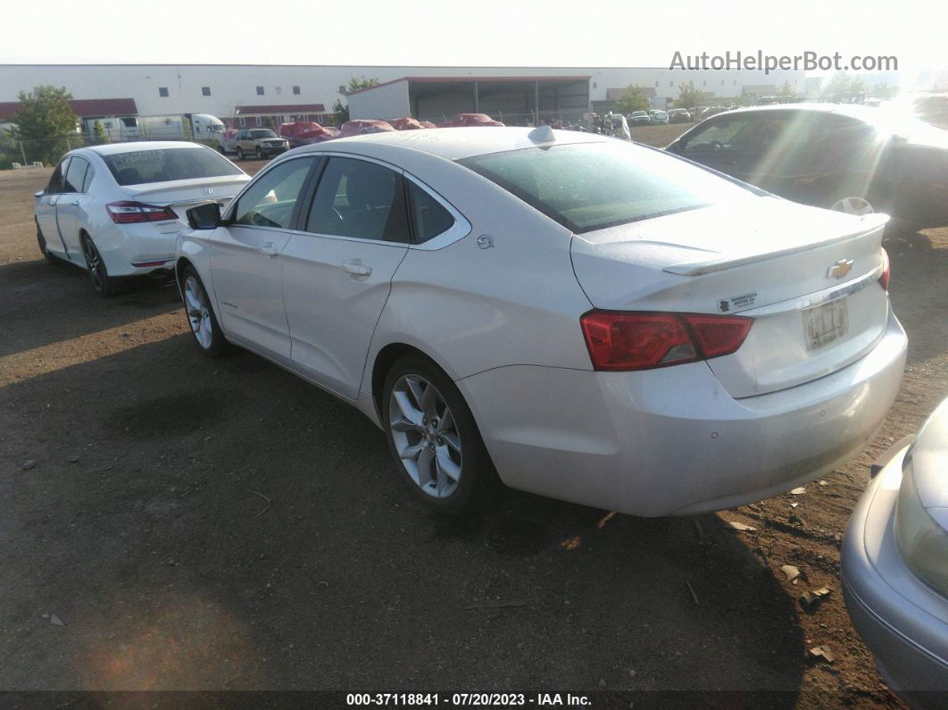 2014 Chevrolet Impala Lt White vin: 2G1125S34E9141503