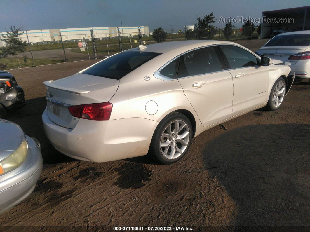 2014 Chevrolet Impala Lt White vin: 2G1125S34E9141503