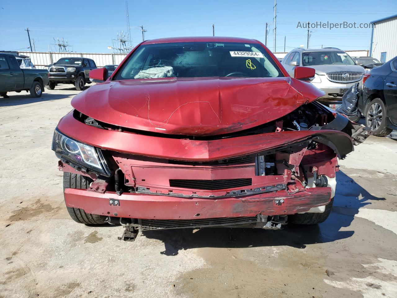 2014 Chevrolet Impala Lt Red vin: 2G1125S34E9256828