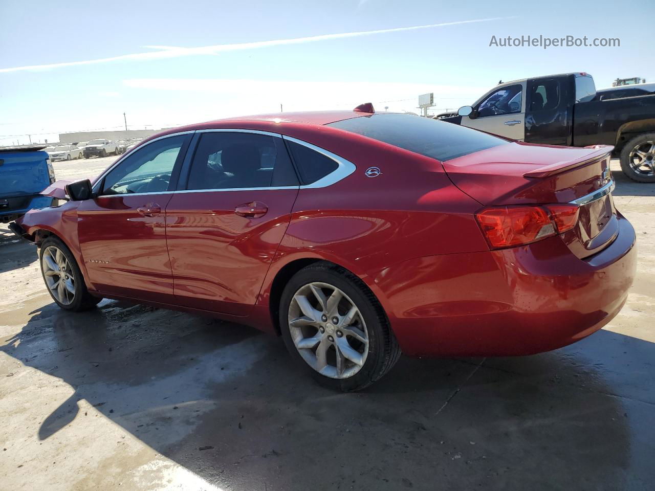 2014 Chevrolet Impala Lt Red vin: 2G1125S34E9256828