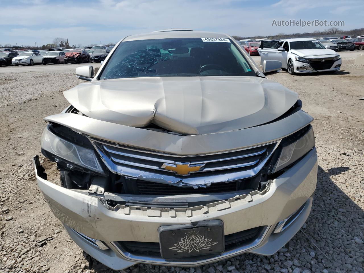 2014 Chevrolet Impala Lt Gold vin: 2G1125S35E9104170