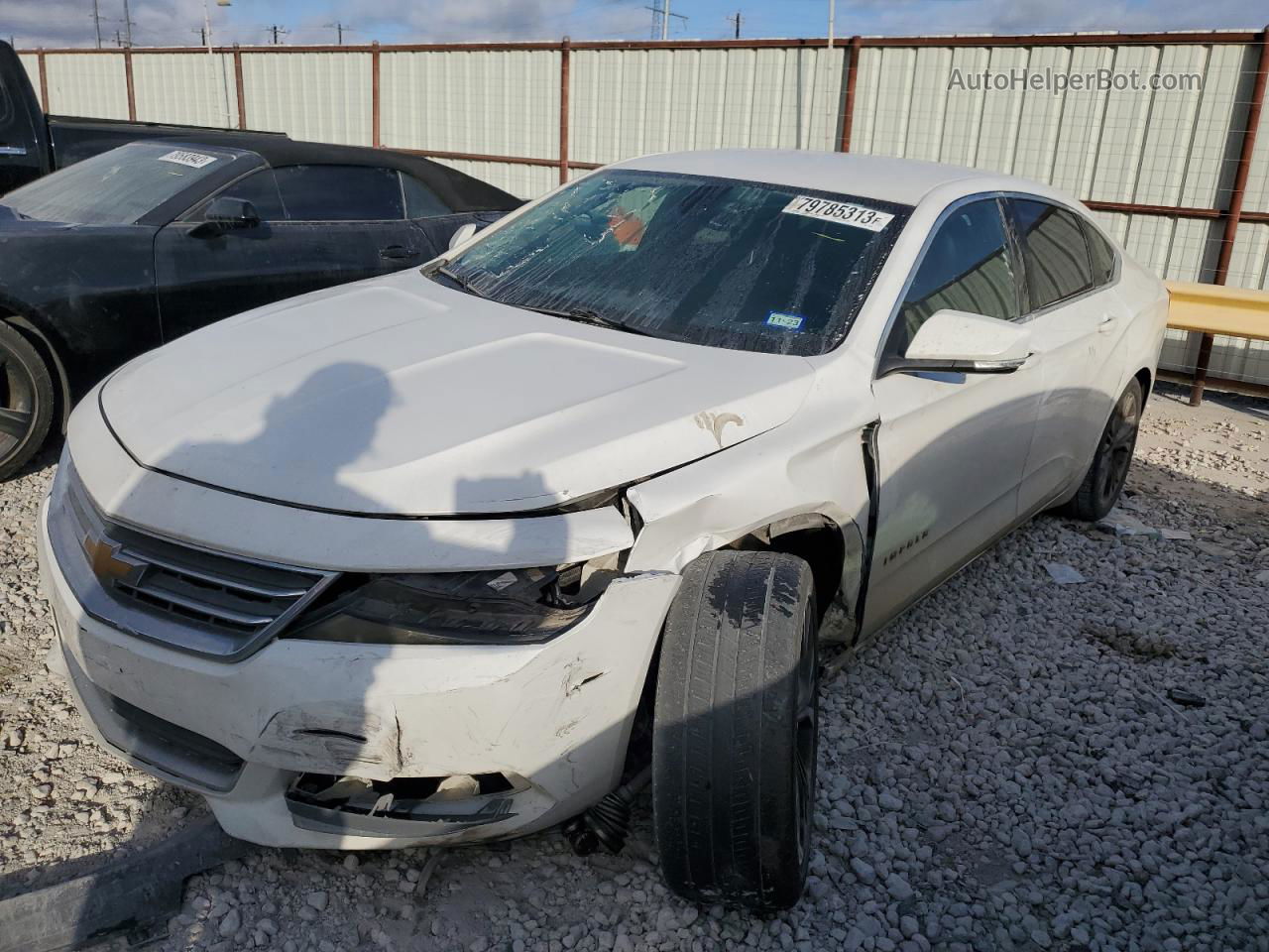 2014 Chevrolet Impala Lt White vin: 2G1125S35E9116738