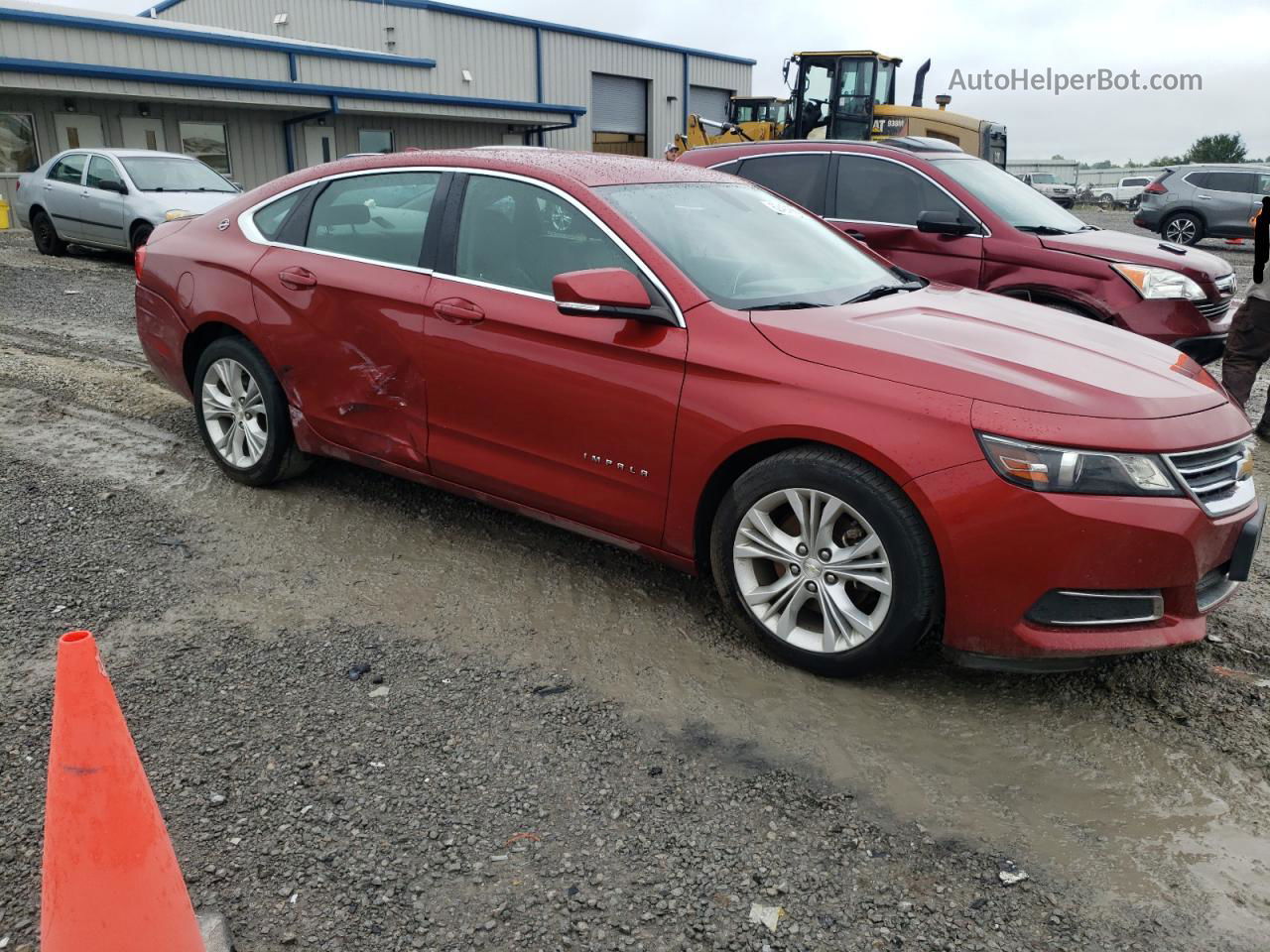 2014 Chevrolet Impala Lt Red vin: 2G1125S35E9200817