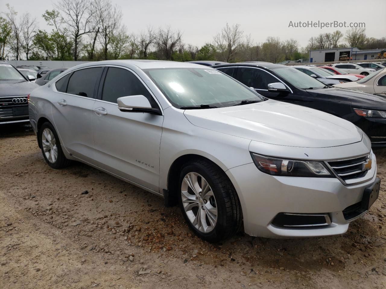 2014 Chevrolet Impala Lt Silver vin: 2G1125S35E9248429