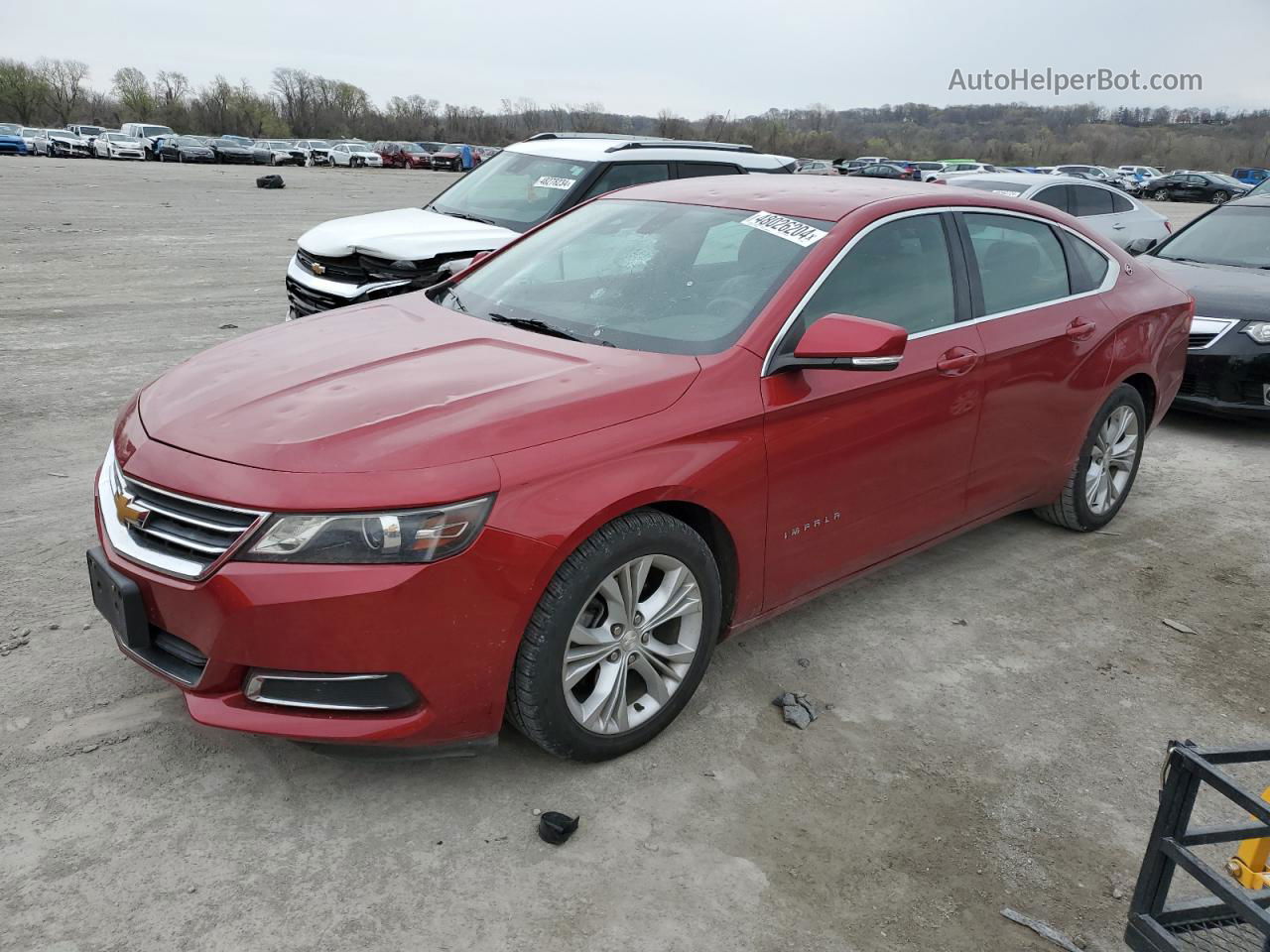 2014 Chevrolet Impala Lt Burgundy vin: 2G1125S36E9108941