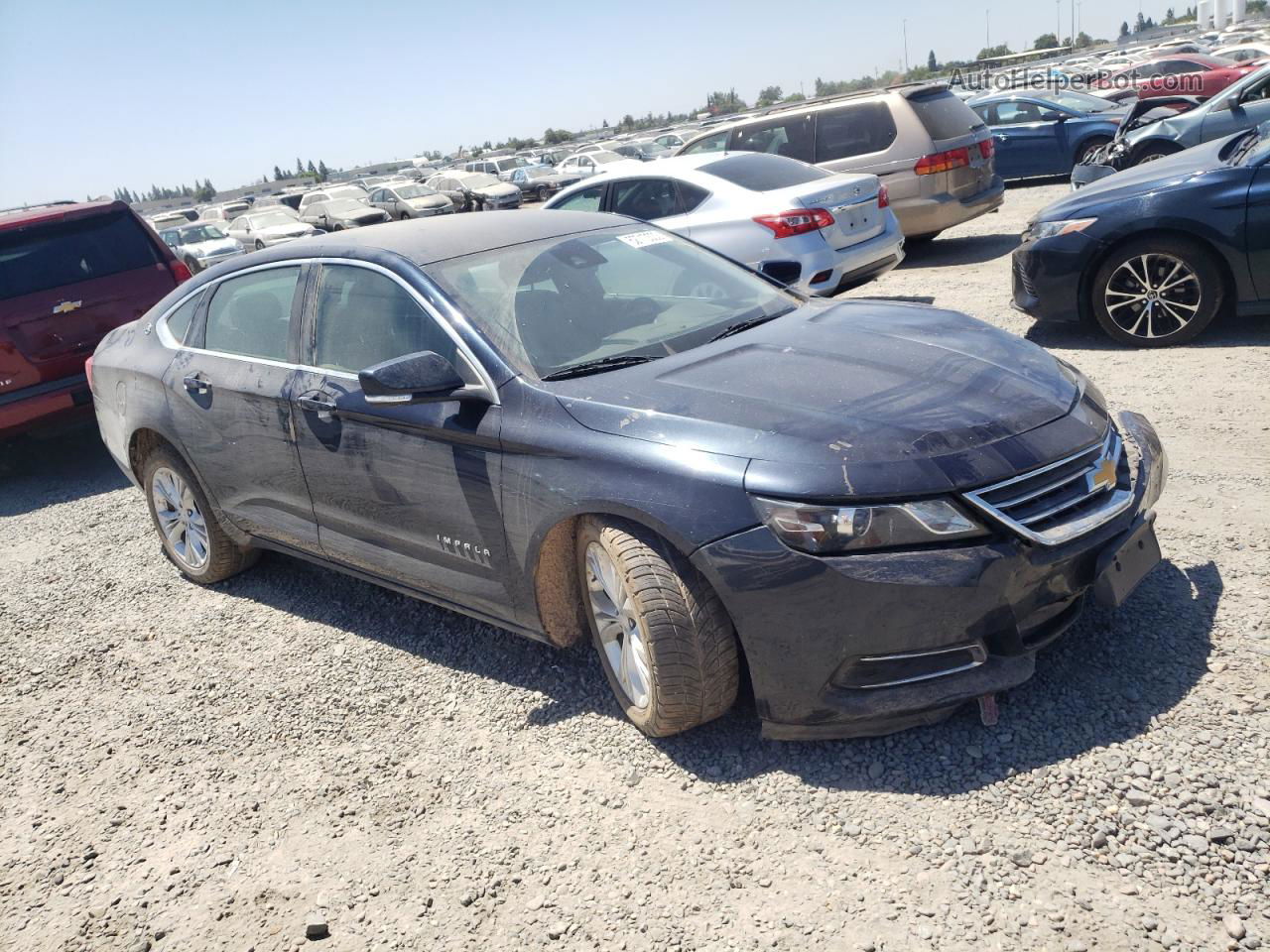 2014 Chevrolet Impala Lt Blue vin: 2G1125S36E9114514