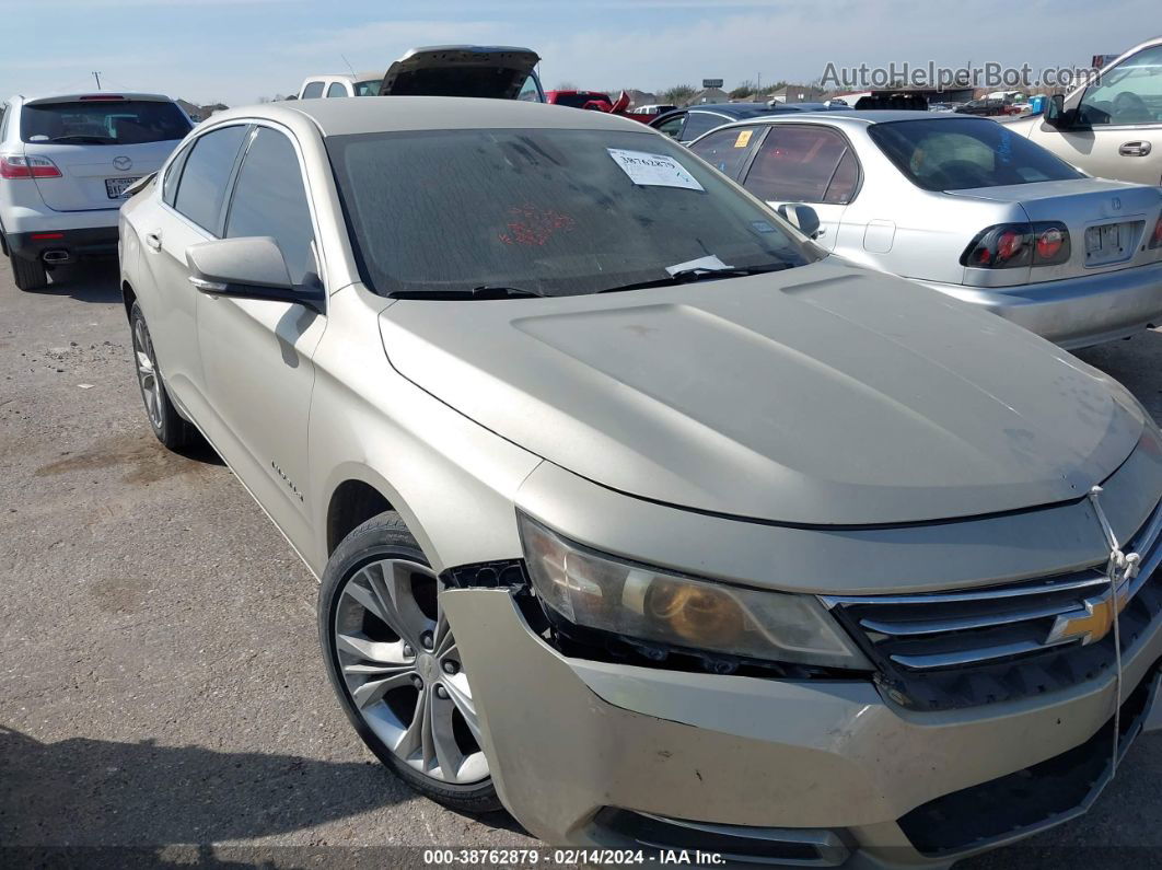 2014 Chevrolet Impala 2lt Tan vin: 2G1125S36E9299812