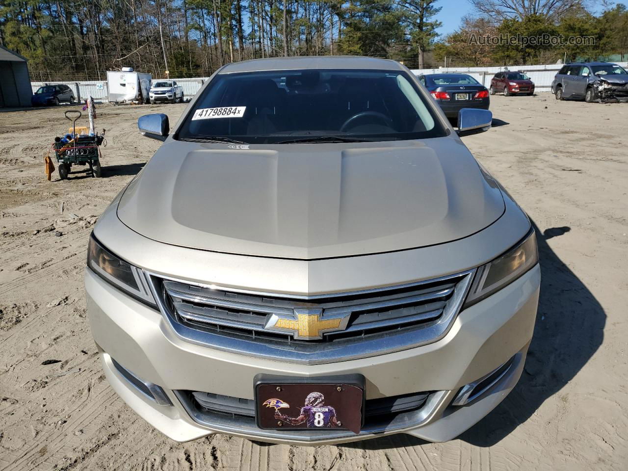 2014 Chevrolet Impala Lt Beige vin: 2G1125S37E9163186