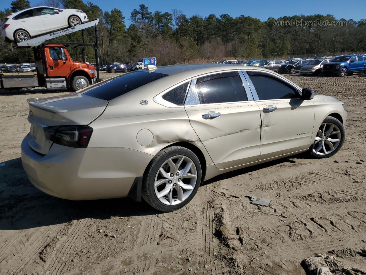 2014 Chevrolet Impala Lt Beige vin: 2G1125S37E9163186