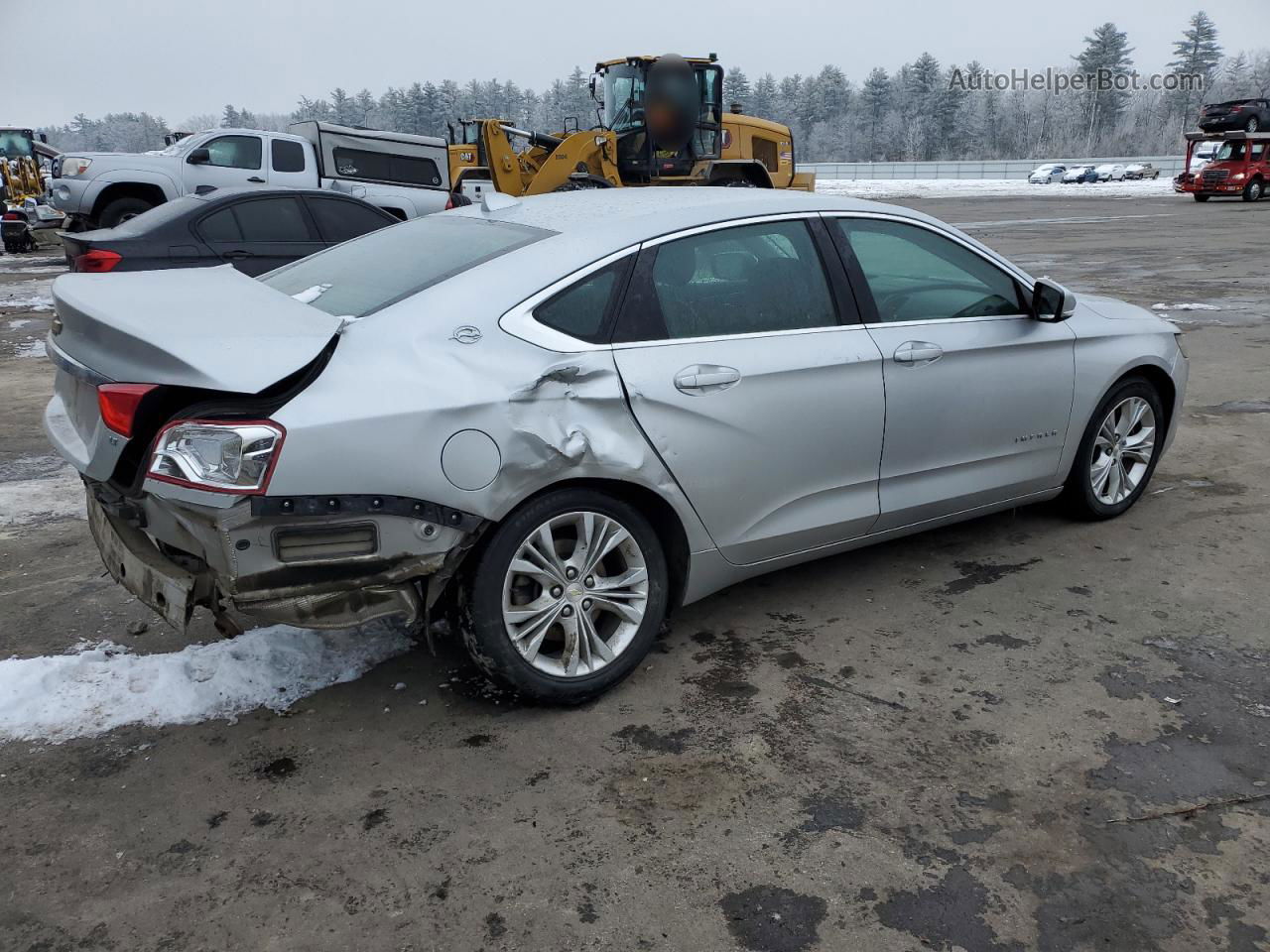 2014 Chevrolet Impala Lt Silver vin: 2G1125S37E9185740