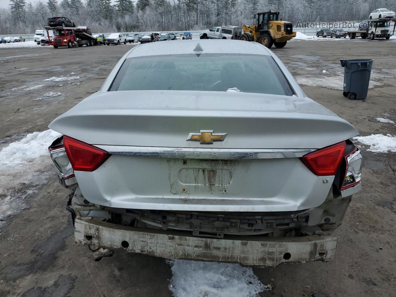 2014 Chevrolet Impala Lt Silver vin: 2G1125S37E9185740