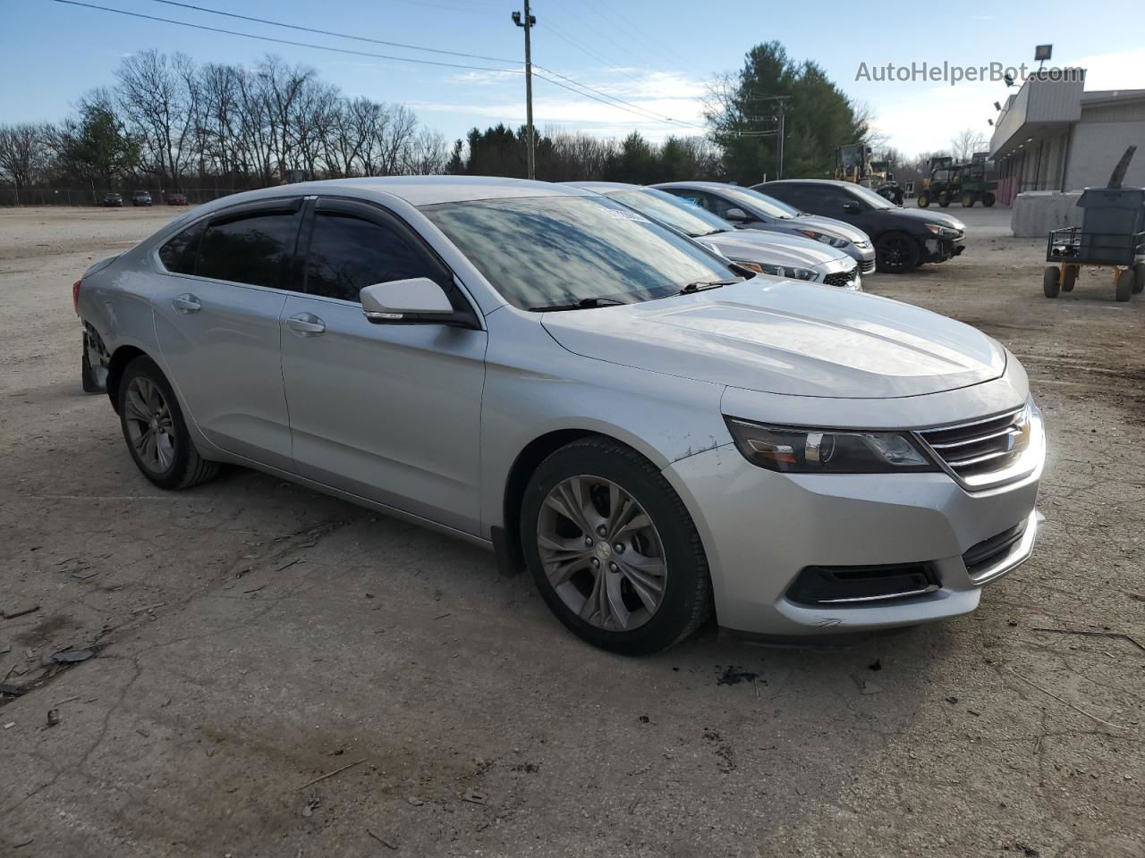 2014 Chevrolet Impala Lt Silver vin: 2G1125S37E9229347