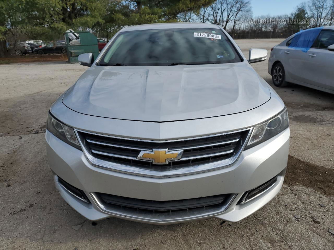 2014 Chevrolet Impala Lt Silver vin: 2G1125S37E9229347