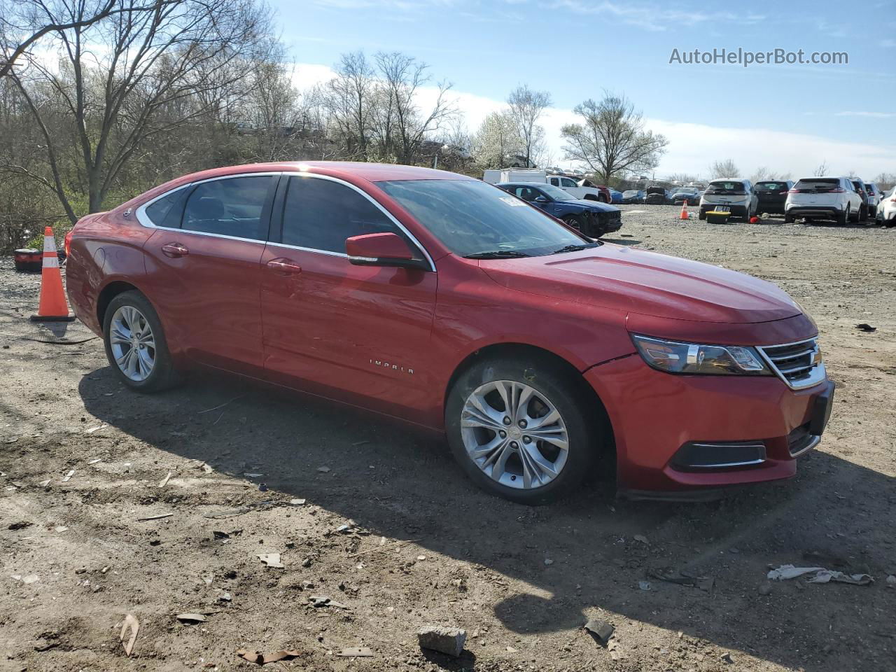 2014 Chevrolet Impala Lt Красный vin: 2G1125S38E9106950