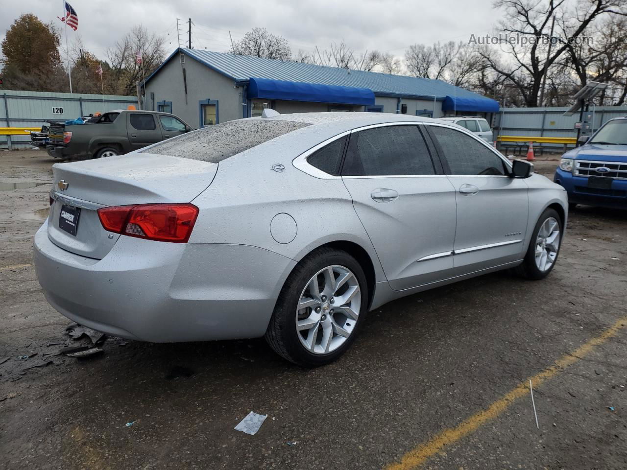 2014 Chevrolet Impala Lt Silver vin: 2G1125S38E9108181