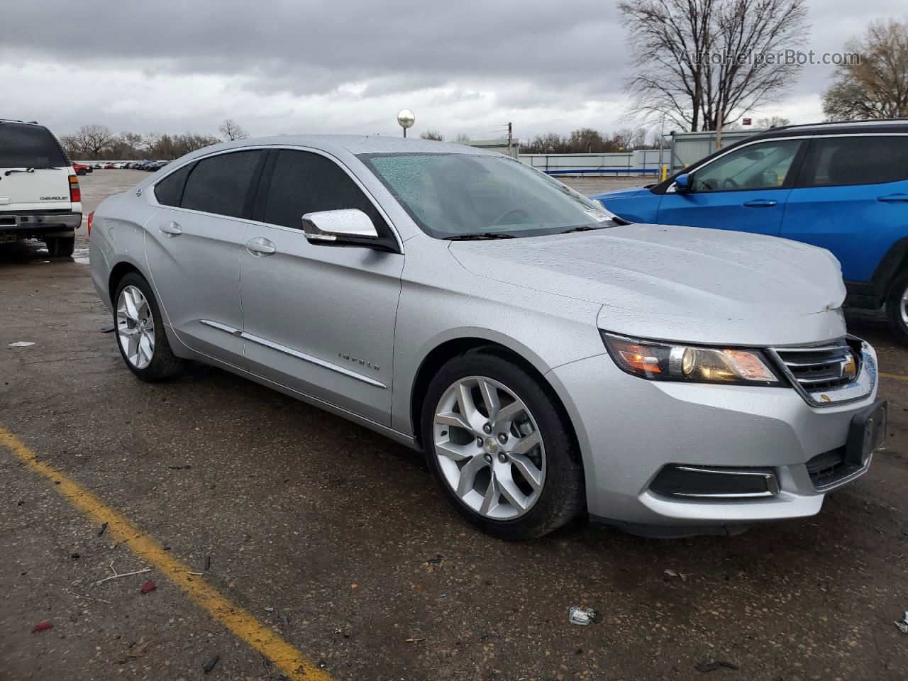 2014 Chevrolet Impala Lt Silver vin: 2G1125S38E9108181