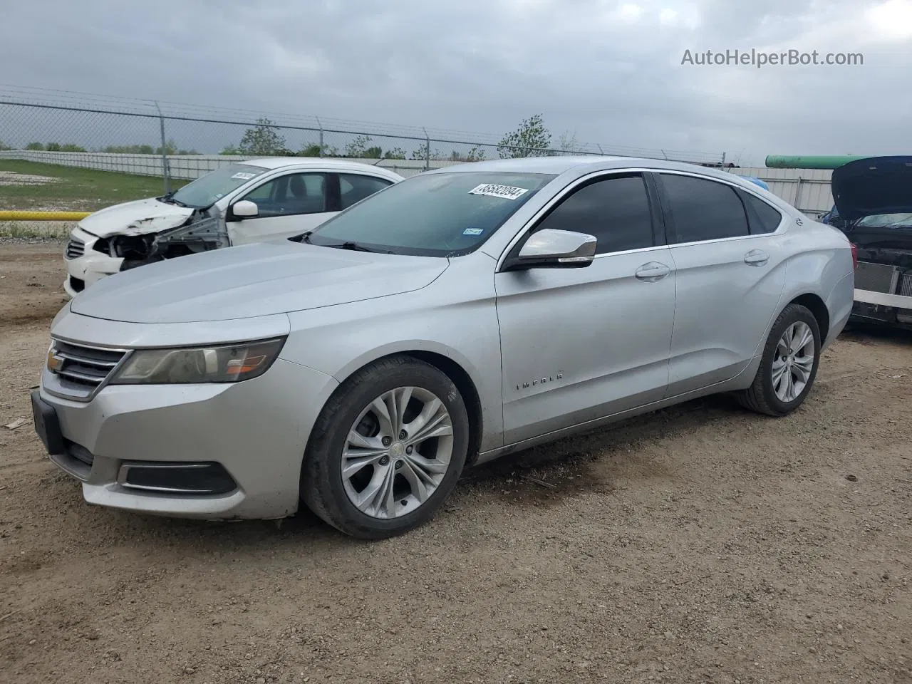 2014 Chevrolet Impala Lt Silver vin: 2G1125S38E9127832