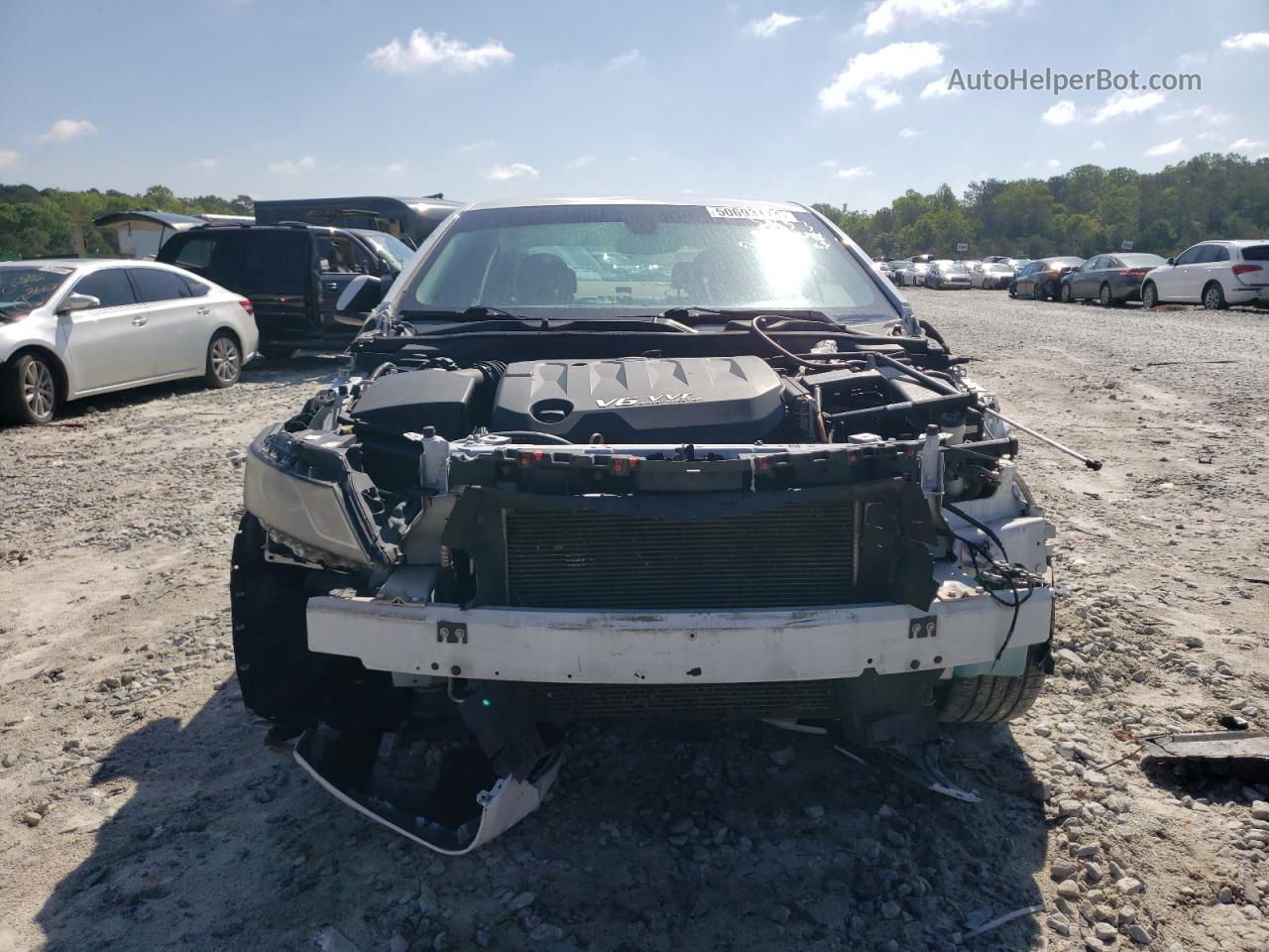 2014 Chevrolet Impala Lt White vin: 2G1125S38E9155453