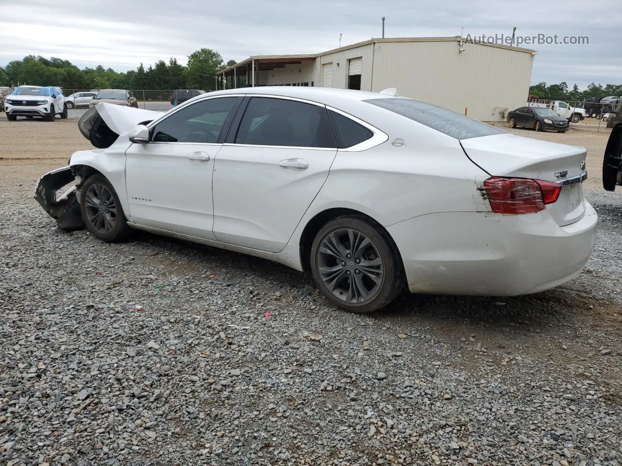 2014 Chevrolet Impala Lt White vin: 2G1125S38E9170468