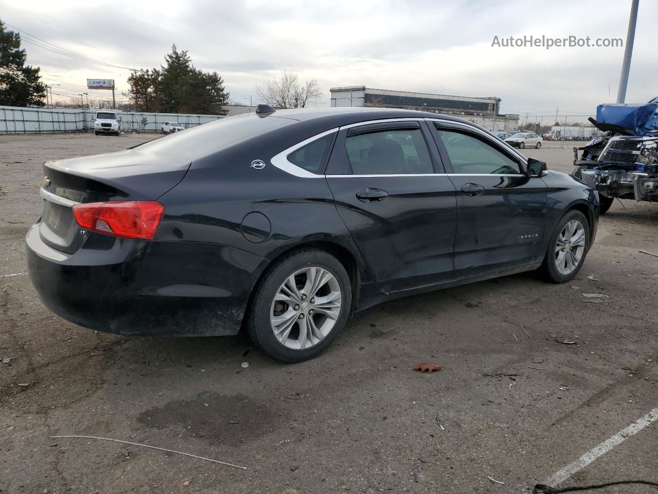 2014 Chevrolet Impala Lt Black vin: 2G1125S38E9297849