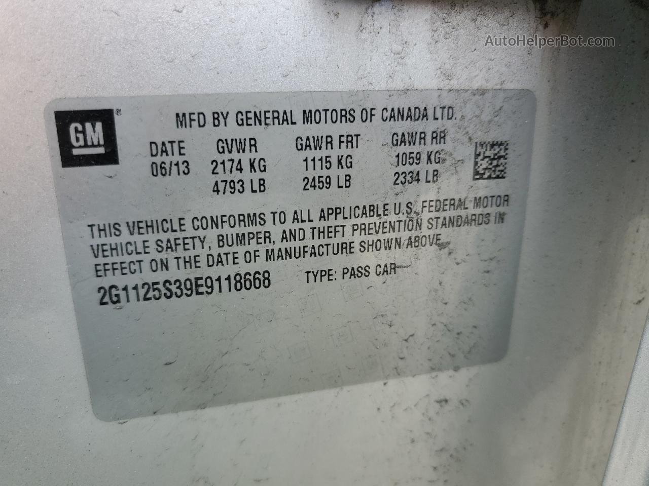 2014 Chevrolet Impala Lt Silver vin: 2G1125S39E9118668