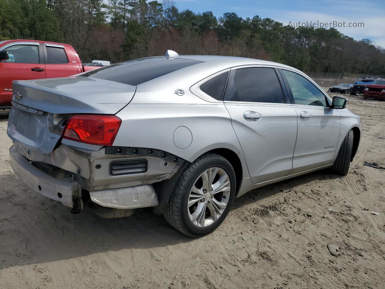 2014 Chevrolet Impala Lt Silver vin: 2G1125S39E9118668