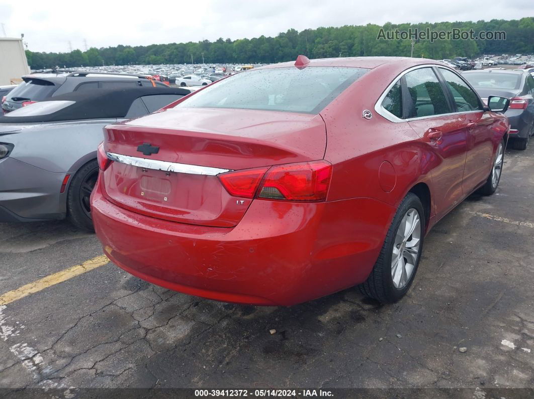 2014 Chevrolet Impala 2lt Red vin: 2G1125S39E9194746