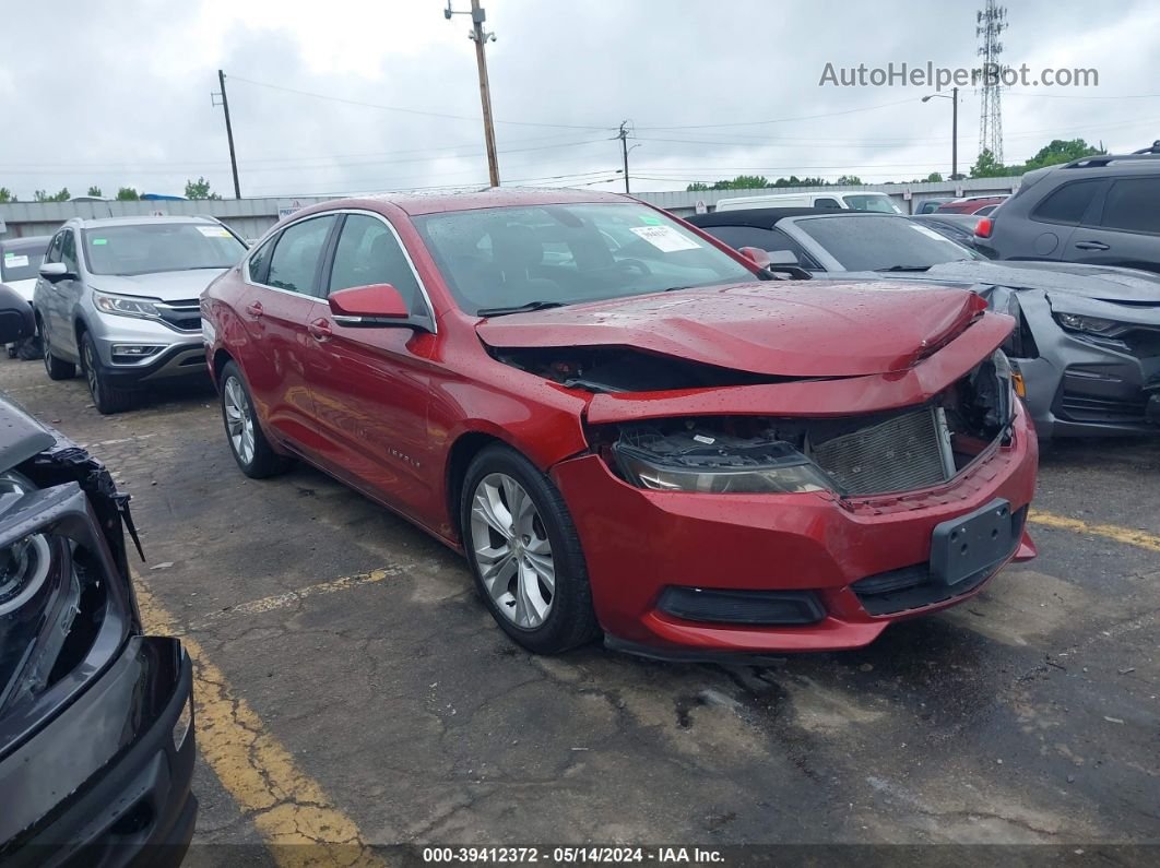 2014 Chevrolet Impala 2lt Red vin: 2G1125S39E9194746