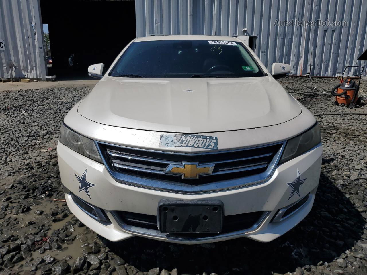 2014 Chevrolet Impala Lt White vin: 2G1125S3XE9162792