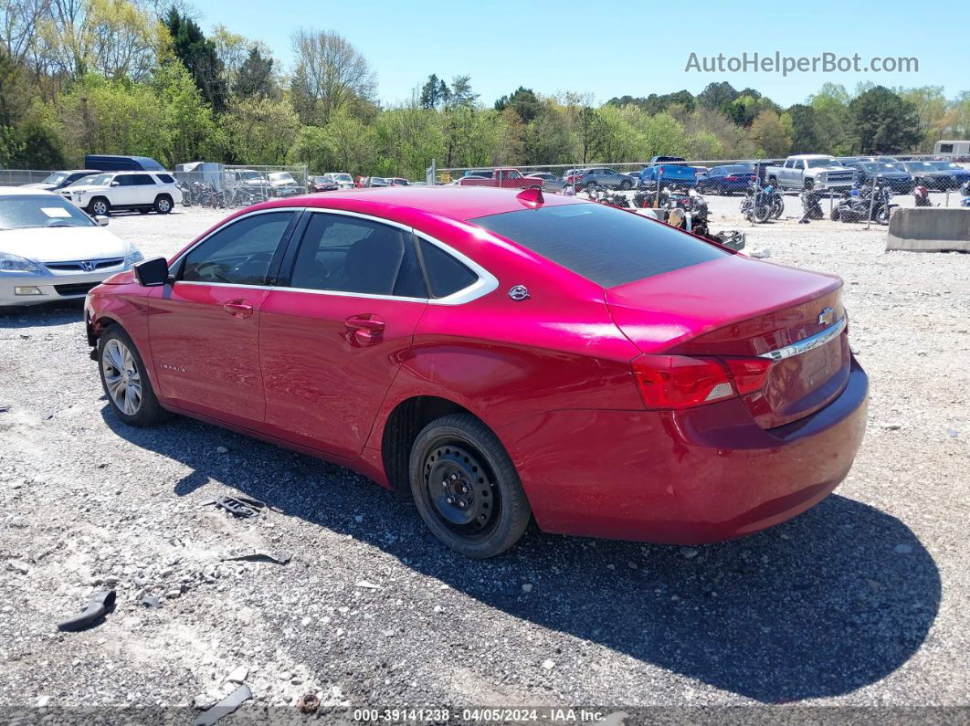 2014 Chevrolet Impala 2lt Red vin: 2G1125S3XE9166292