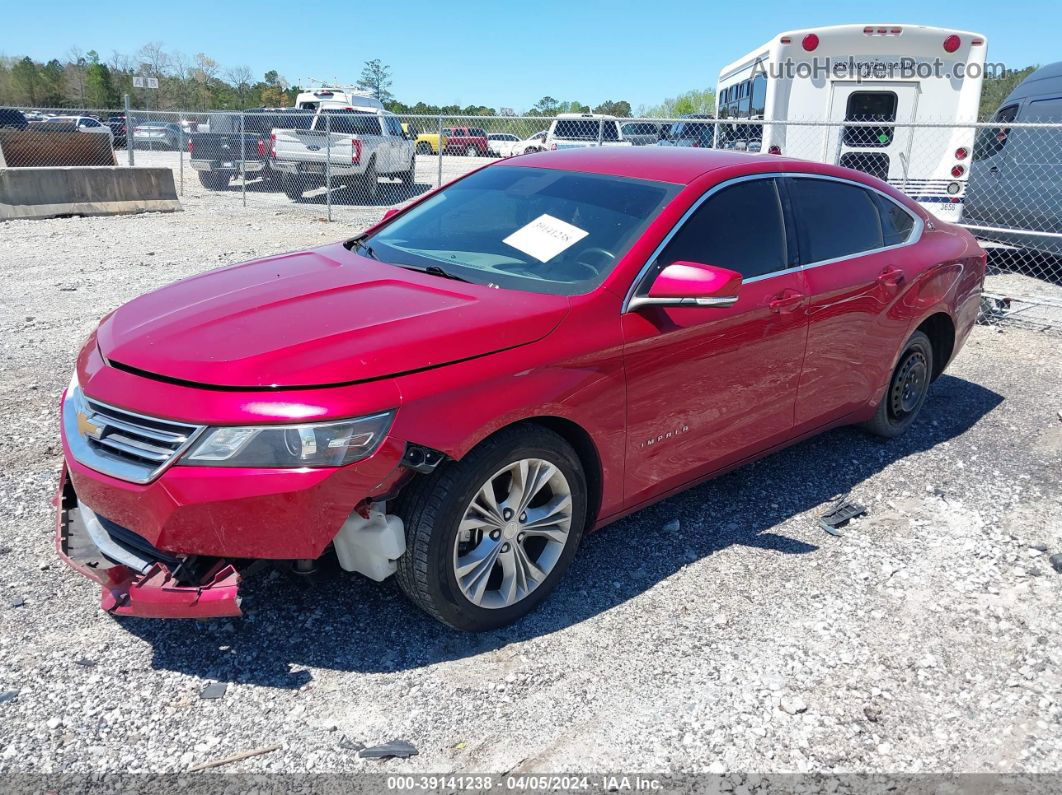 2014 Chevrolet Impala 2lt Red vin: 2G1125S3XE9166292