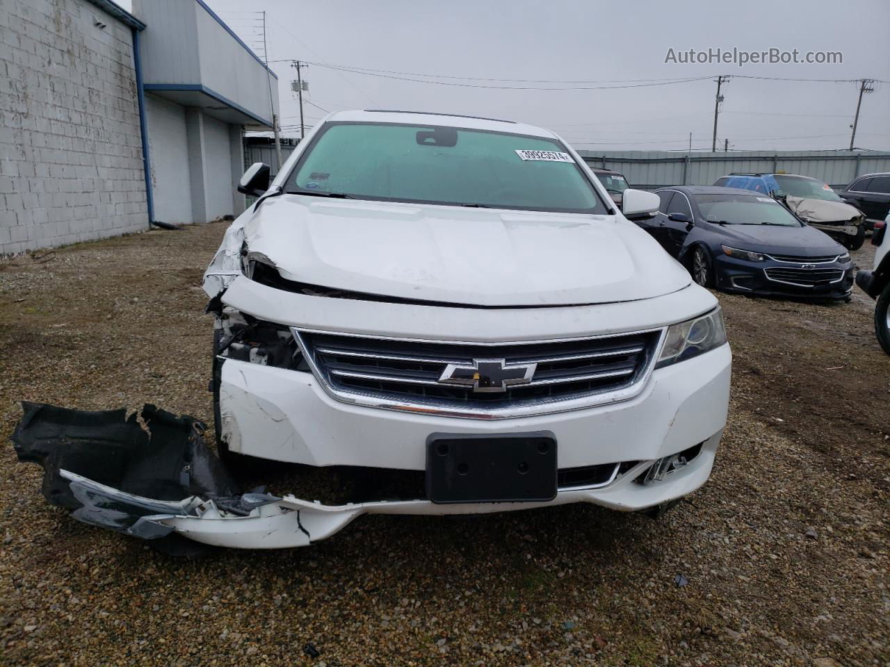 2014 Chevrolet Impala Lt White vin: 2G1125S3XE9198000