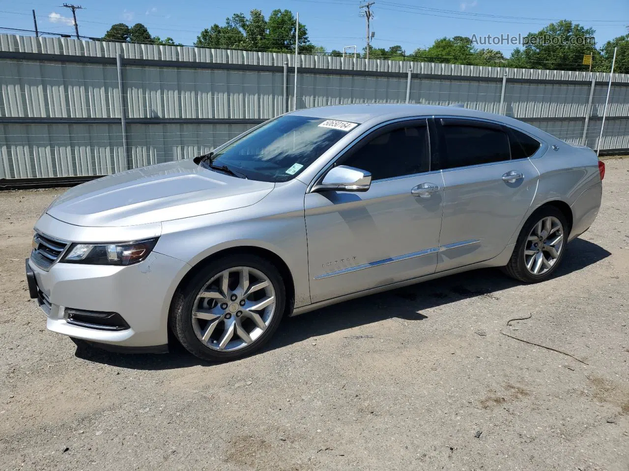 2017 Chevrolet Impala Premier Silver vin: 2G1145S30H9159284