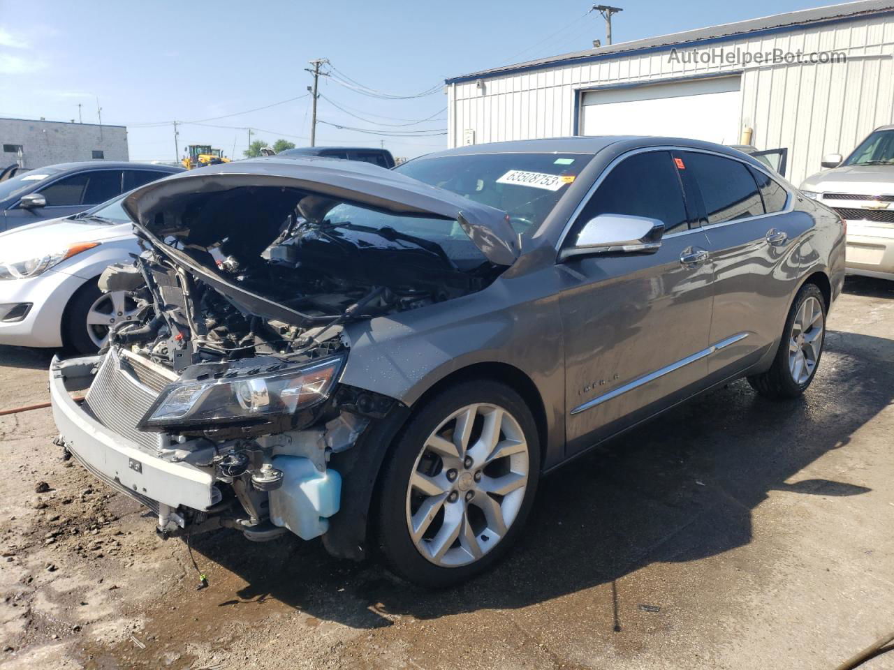 2017 Chevrolet Impala Premier Gray vin: 2G1145S30H9183293