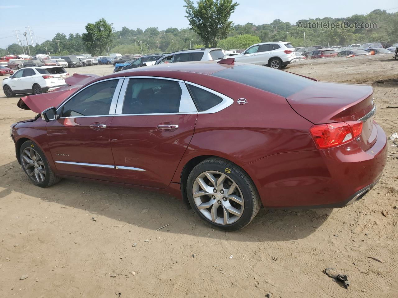 2016 Chevrolet Impala Ltz Red vin: 2G1145S31G9160555