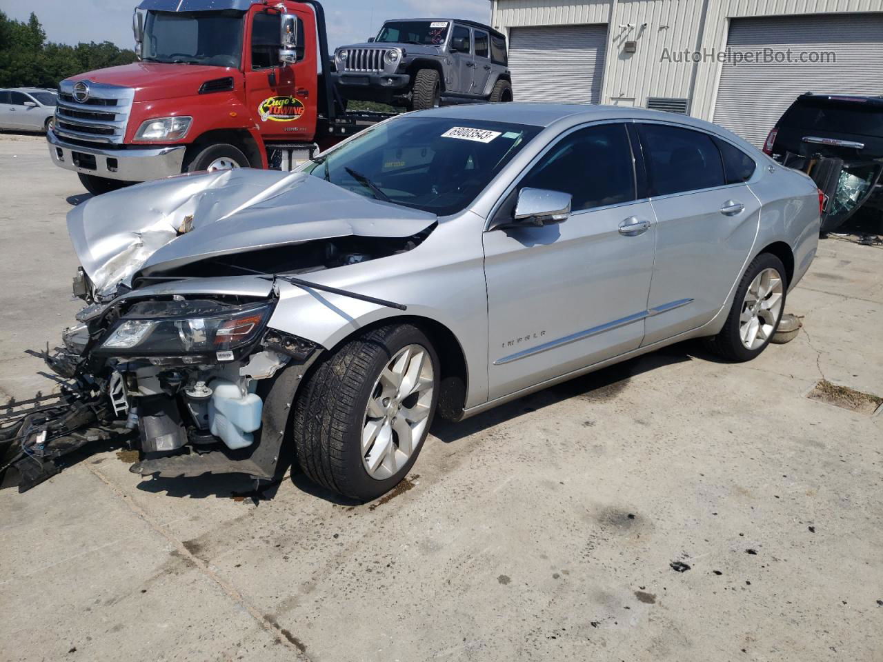 2017 Chevrolet Impala Premier Silver vin: 2G1145S31H9122258