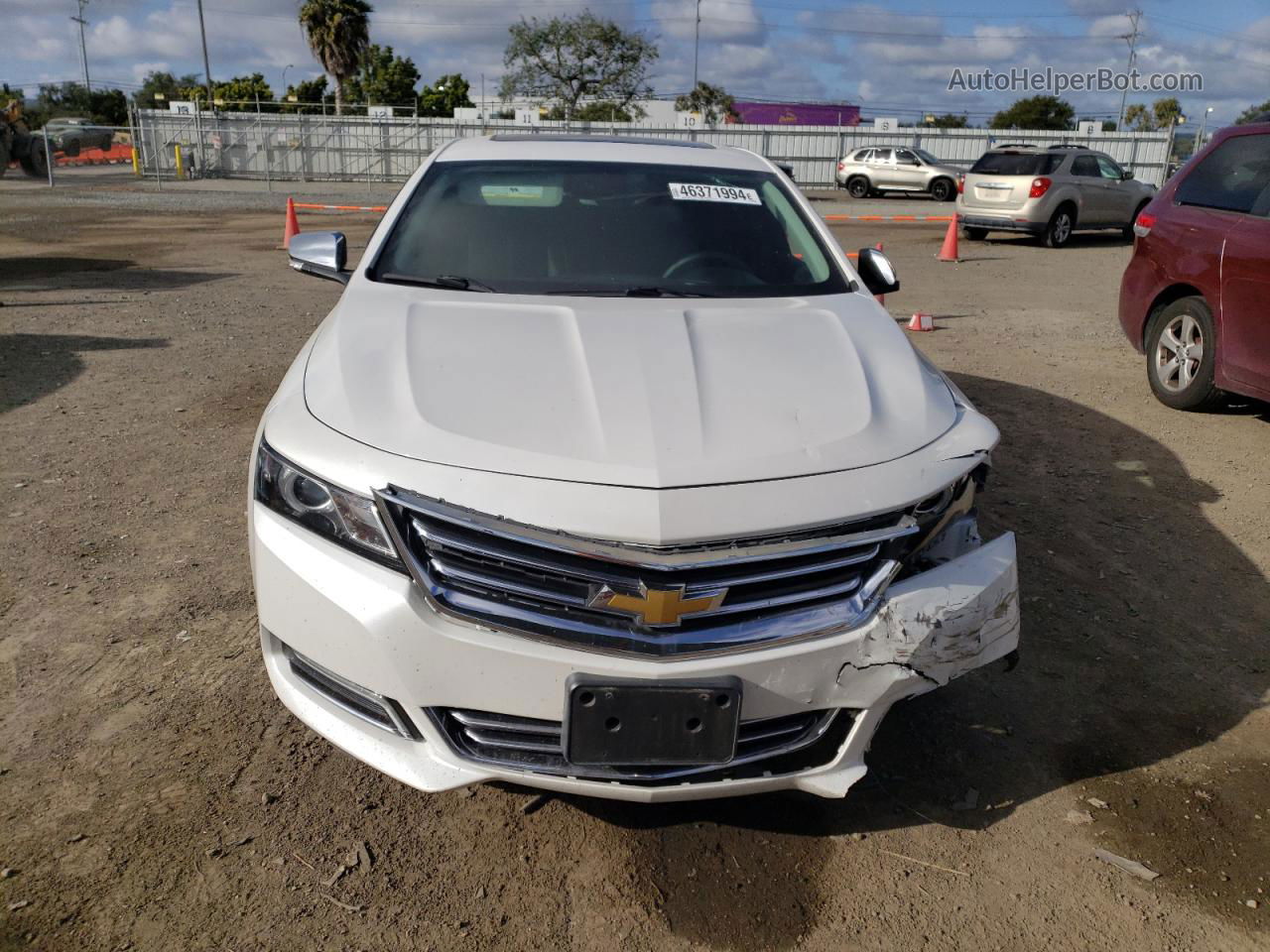 2017 Chevrolet Impala Premier White vin: 2G1145S31H9144292