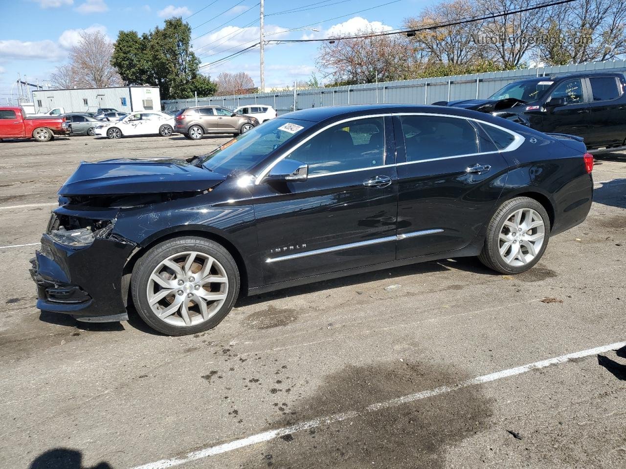 2017 Chevrolet Impala Premier Black vin: 2G1145S32H9156547