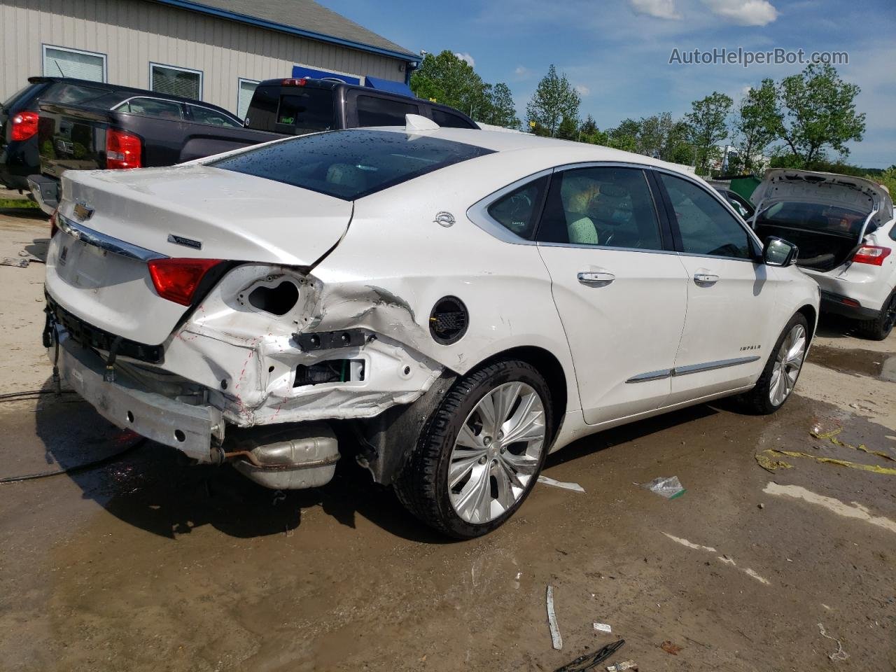 2017 Chevrolet Impala Premier White vin: 2G1145S32H9178967