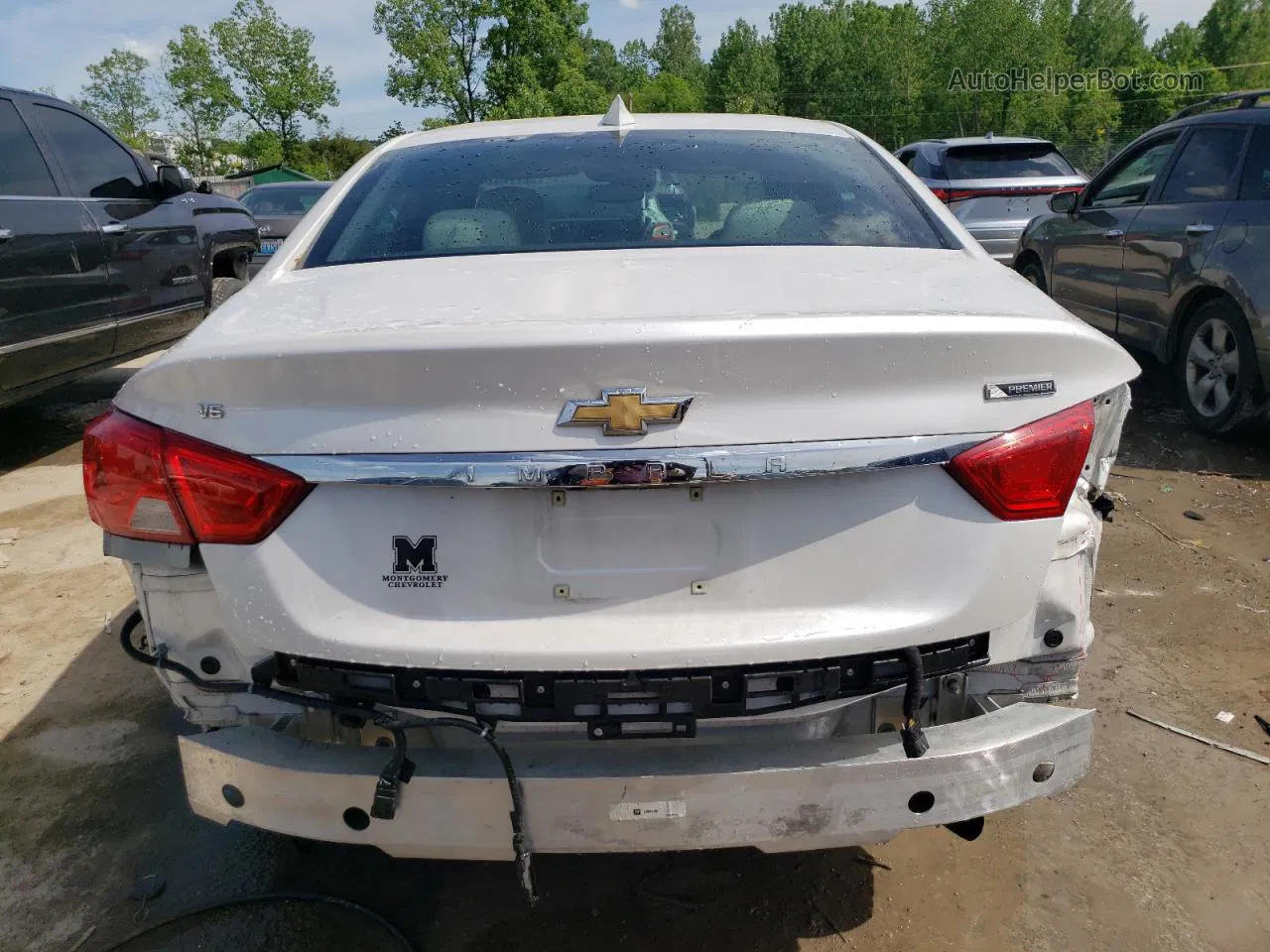 2017 Chevrolet Impala Premier White vin: 2G1145S32H9178967