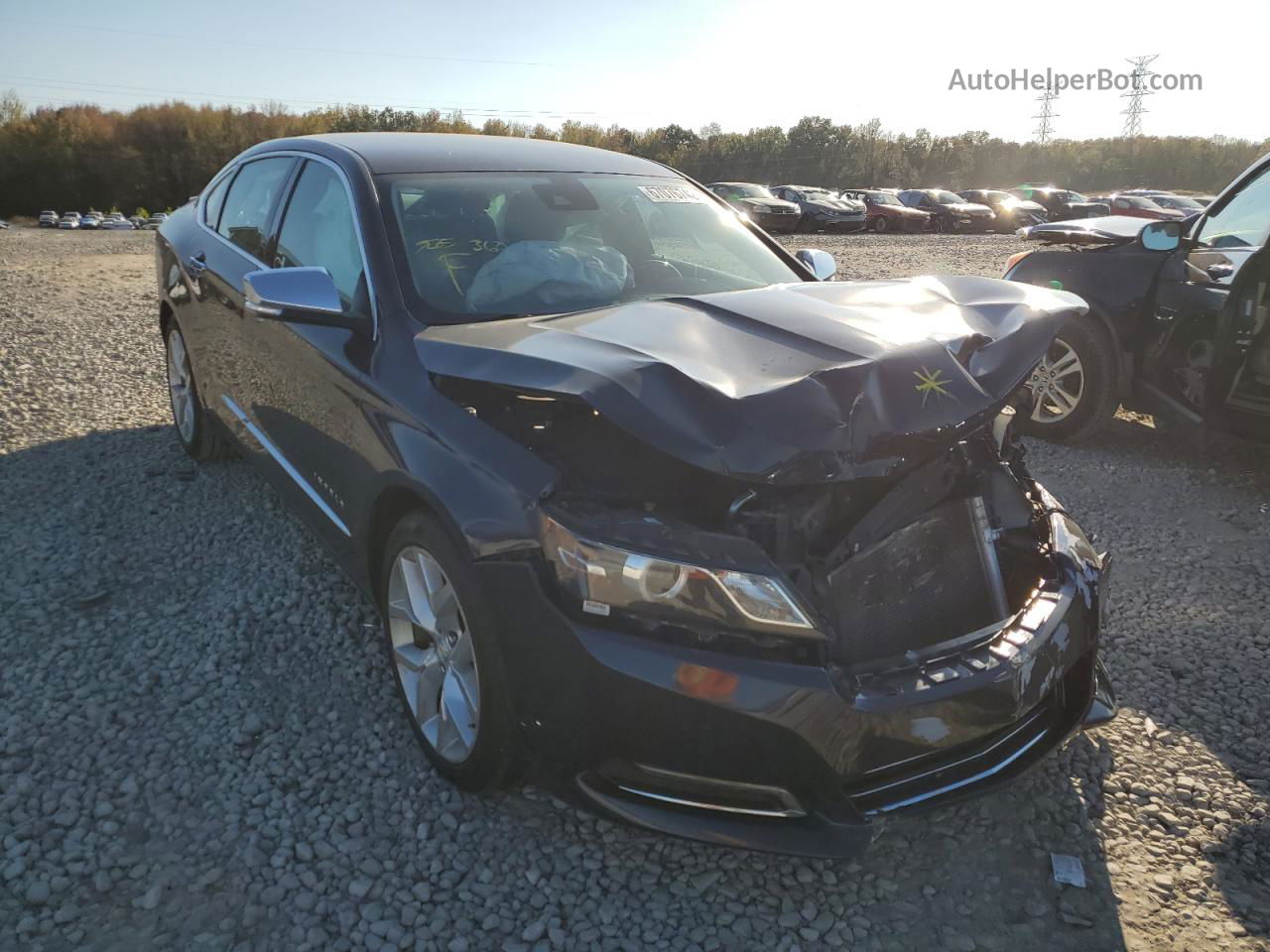 2017 Chevrolet Impala Premier Синий vin: 2G1145S33H9155312