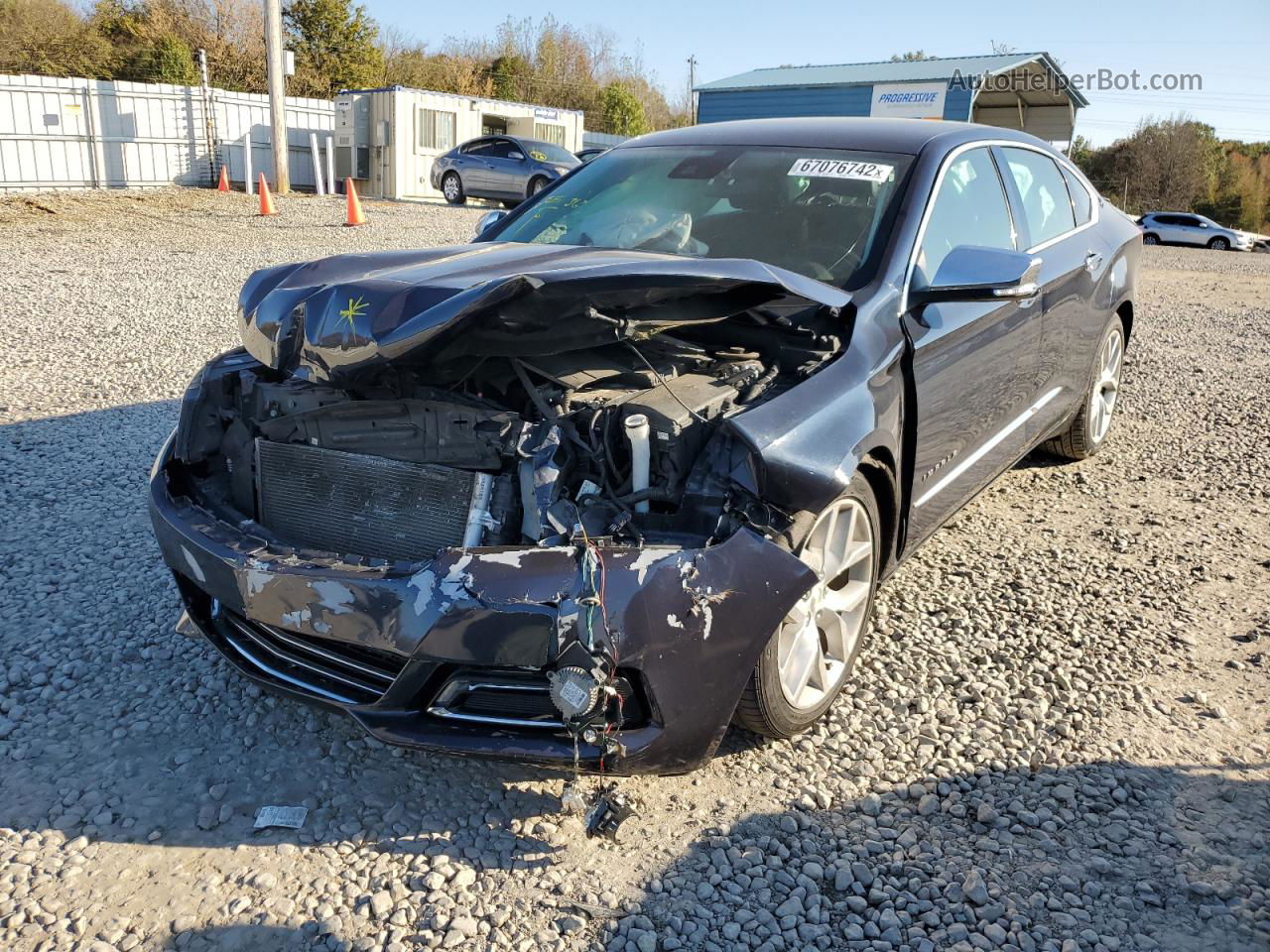 2017 Chevrolet Impala Premier Синий vin: 2G1145S33H9155312