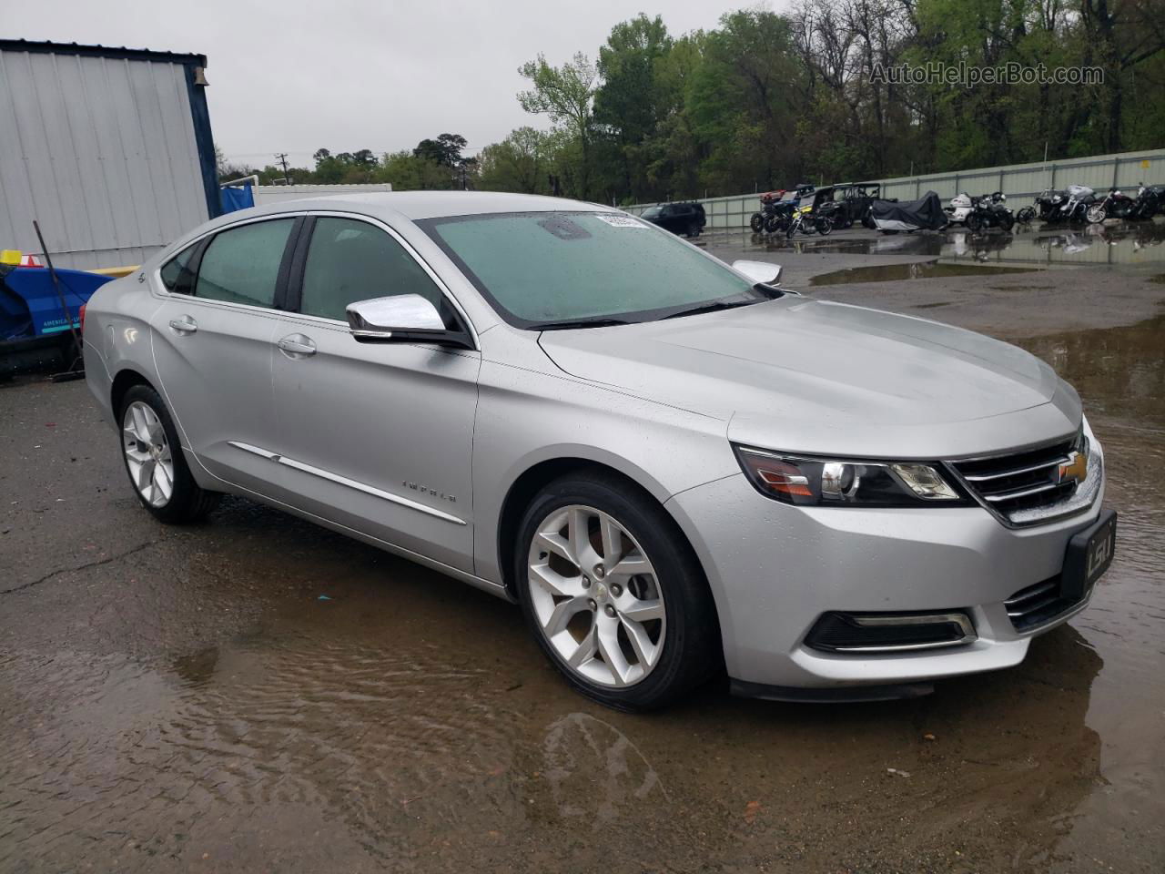 2016 Chevrolet Impala Ltz Silver vin: 2G1145S34G9110314