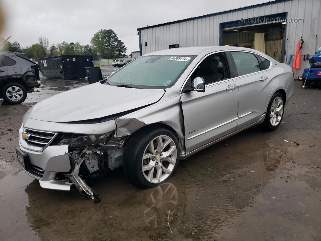 2016 Chevrolet Impala Ltz Silver vin: 2G1145S34G9110314