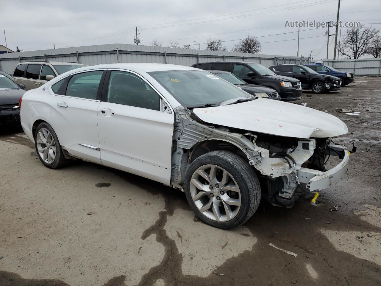 2016 Chevrolet Impala Ltz White vin: 2G1145S34G9121328