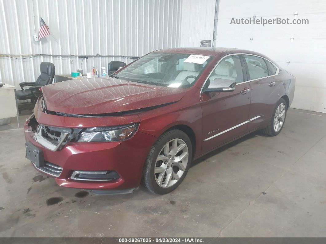 2017 Chevrolet Impala 2lz Maroon vin: 2G1145S34H9177223